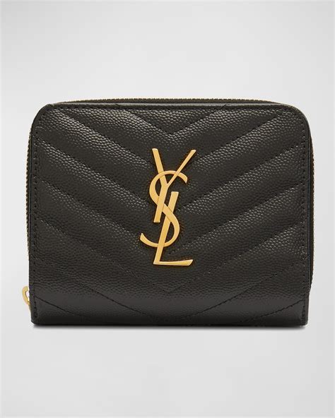 ysl zip around wallet the real real|ysl envelope wallet.